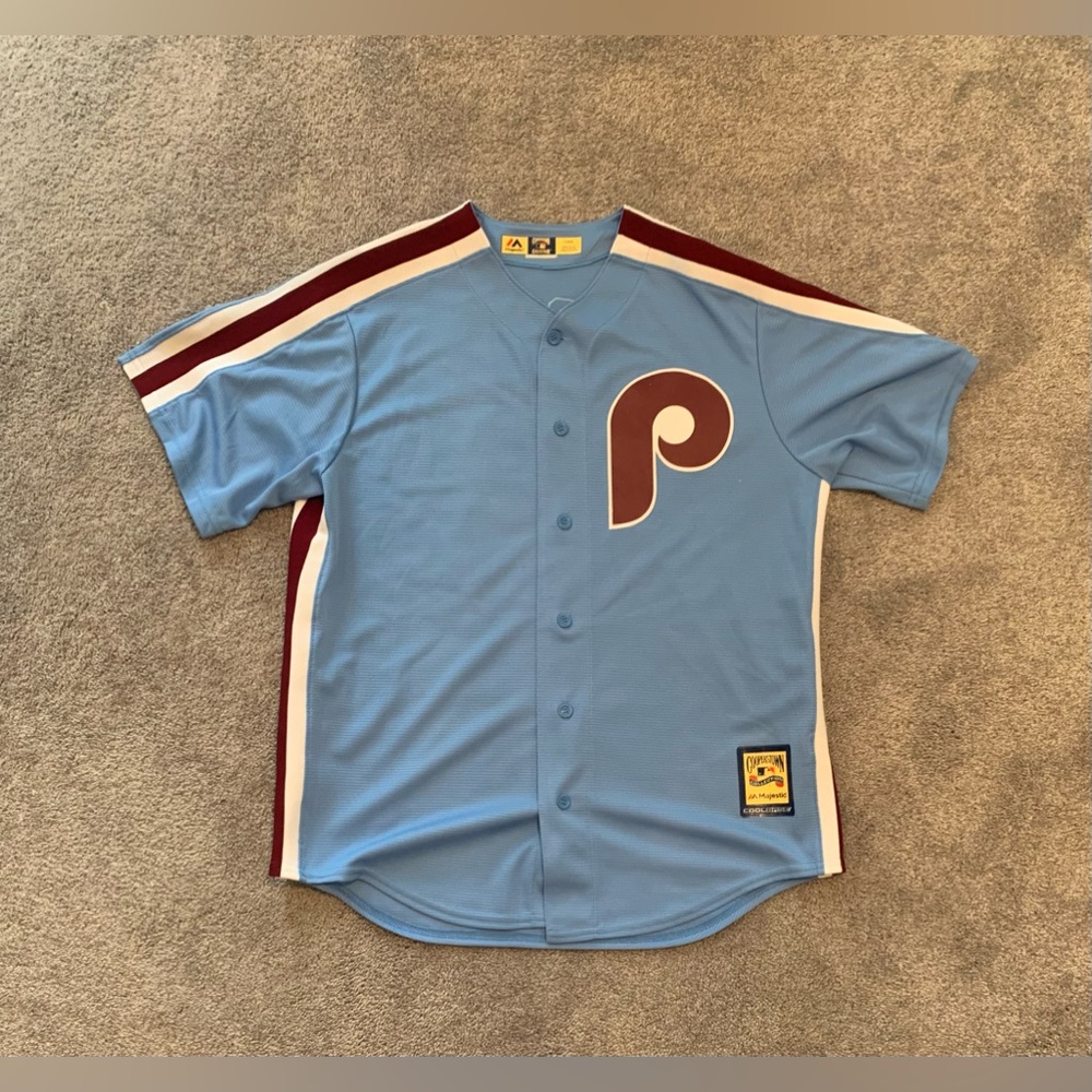 Authentic Philadelphia Phillies Bryce Harper Cooperstown Jersey (Majestic)